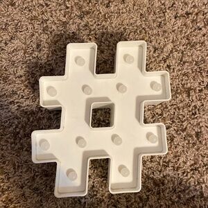 Hashtag Light Decoration